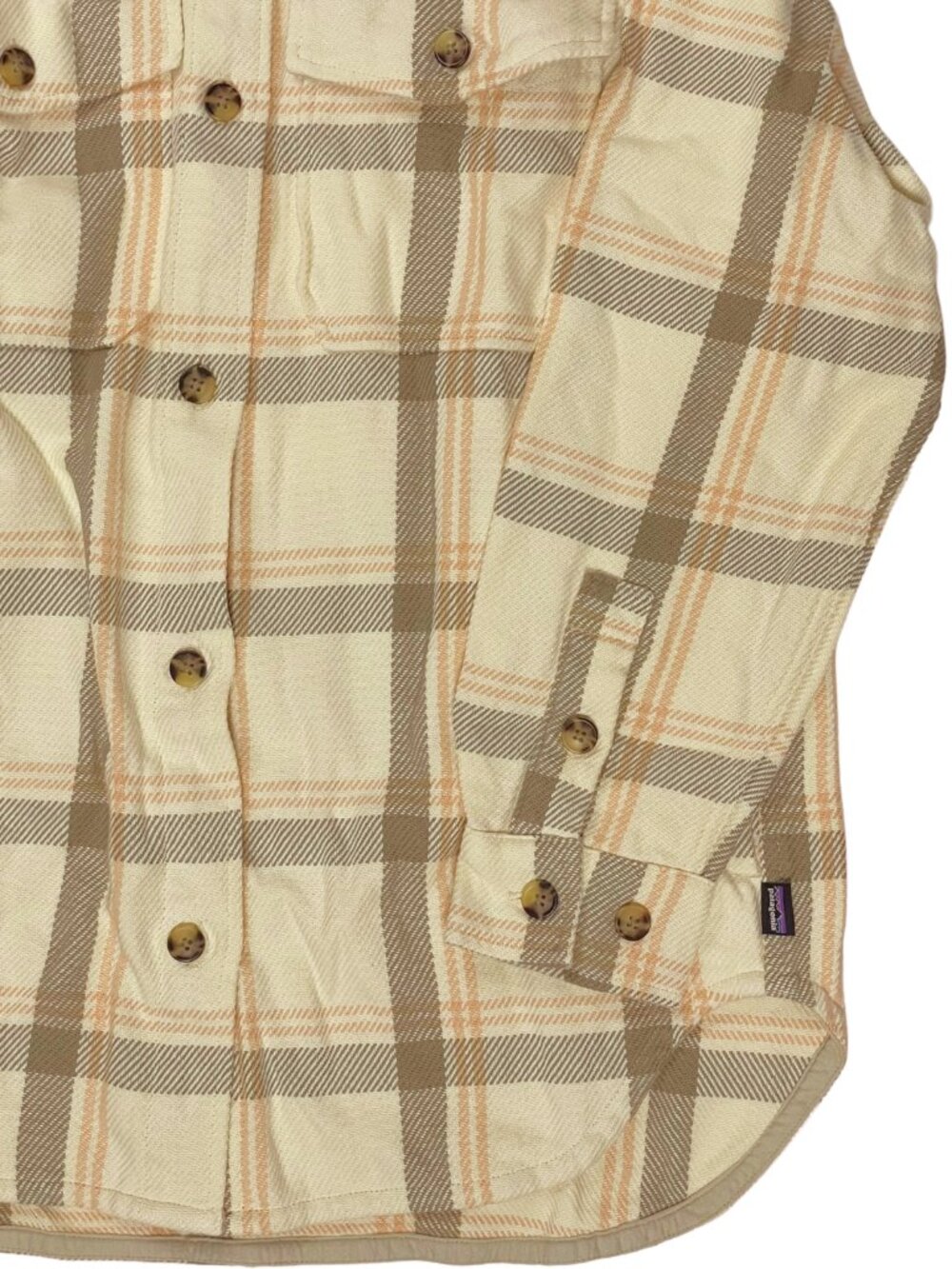 Patagonia Fjord Loft Plaid Overshirt Jacket Organic Cotton Shacket - Picture 6 of 10